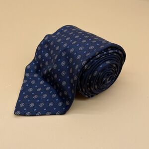 Vintage Marshall Field & Co. All Silk Men's Tie Gray Geometric